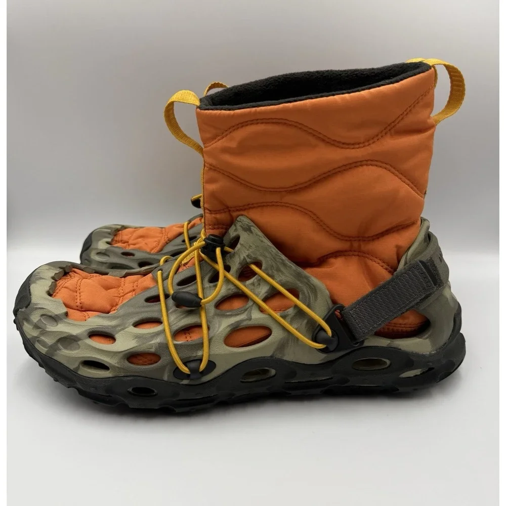 Merrell Womens‎ Insulated Winter Snow Boots Orange Waterproof 200g Size 8